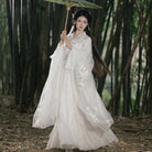 White Flowing Song Dynasty Hanfu Dress | Moonlight