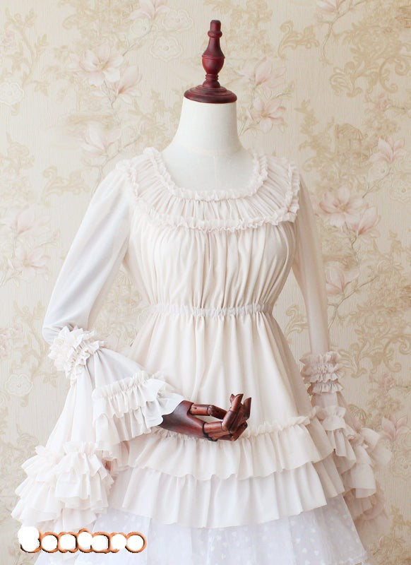 Shufrey - Classic Elegant Multicolor Lolita Blouse