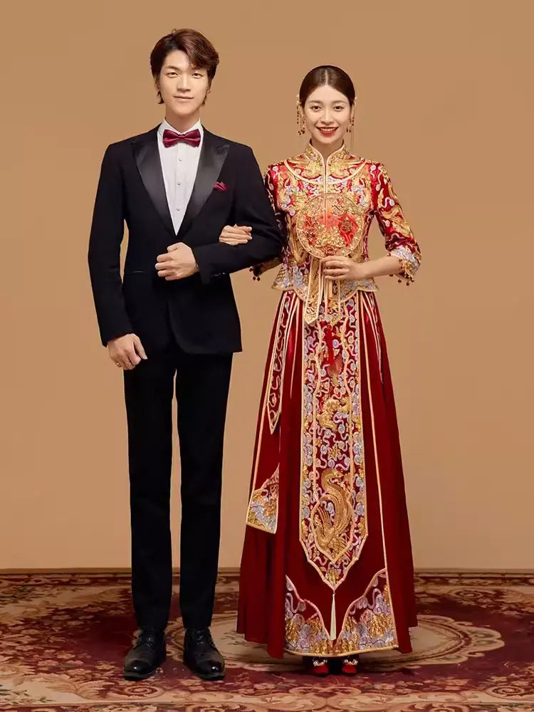 Chinese Wedding Qun Kwa Dress| Everlasting