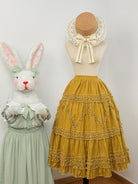 Country Lolita Underskirt, Cotton & Tiered Ruffles
