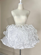 Tata Bath Puff - Bell-Shaped Super Puffy Lolita Petticoat, Adjustable Waist