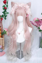 Pastel Pink Ombre Soft Curls Long Sweet Lolita Wig