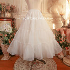 Long Dailywear A-Line Lolita Petticoat, 30.7" (78 cm), Cotton Lining