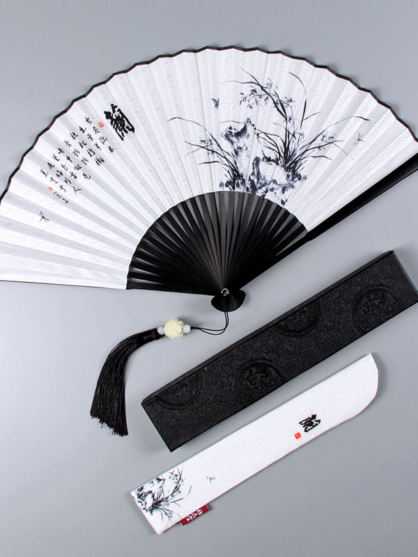Ancient Chinese Fan Portable Bamboo Folding Fan