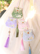 Antique Chinese Sachet Hanfu Accessories Lotus Bag