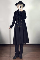 [Paranoid’s Punishment ] Wool Long Sleeves Slim Gothic Lolita Trench Coat 4 Colors