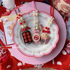 Bear Doll - Sweet Lolita Necklace Cute Beaded Cake Popcorn Tomato Shape Accessories