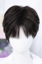 Natural Black Cool Androgynous Short Lolita Wig