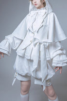 White Rabbit Hunting White Moonlight Edition Vintage Ouji Fashion Lolita Coat