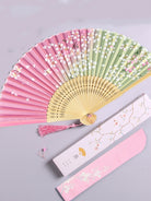 Japanese Style Beautiful Hand Fans Hanfu Fan For Women
