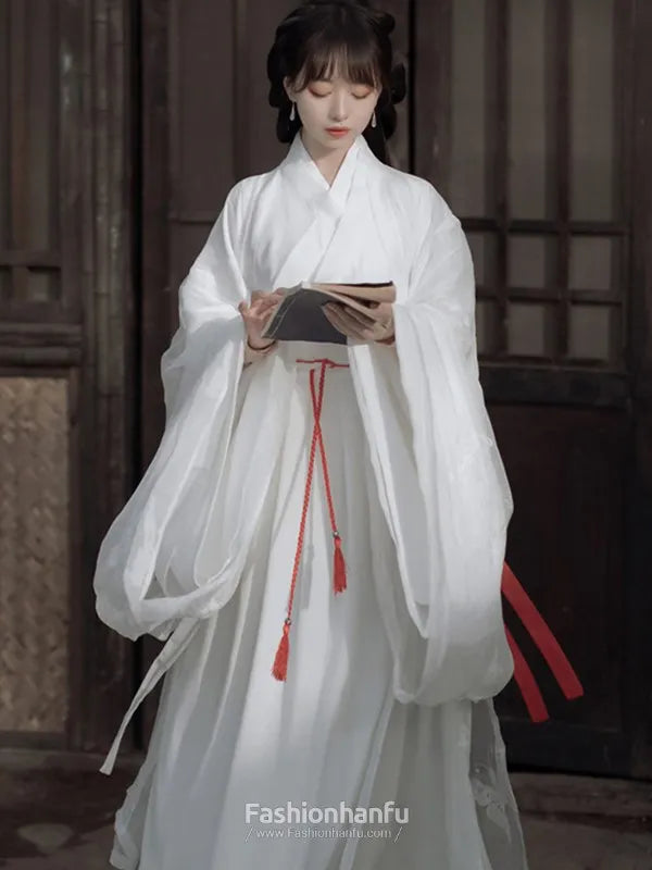Fashion Hanfu Traditional Chinese Dress White Hanfu Dress