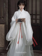 Fashion Hanfu Traditional Chinese Dress White Hanfu Dress
