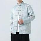 Crane embroidery, Cotton blended fabric, Chinese Tang Suit Jacket