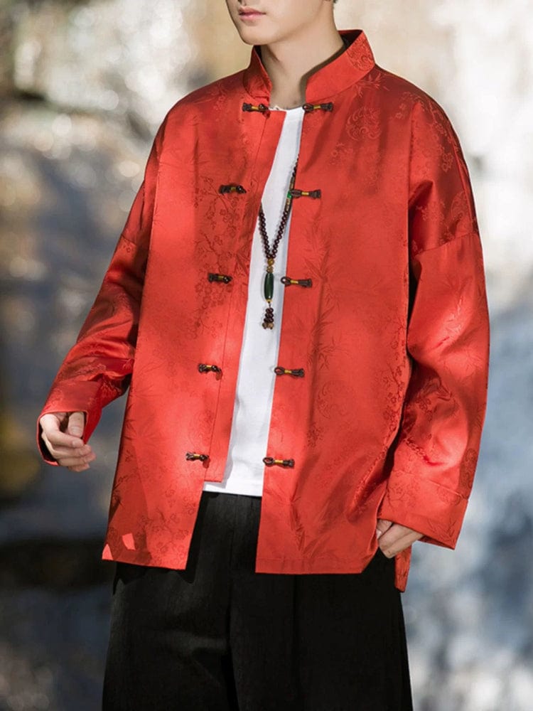 Bamboo pattern, Chinese tang suit Jacket