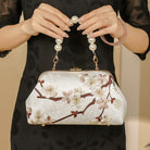 Hand-made, floral embroidery, hand-made Chinese Style Qipao bag