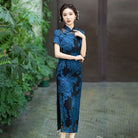 Summer collection, floral midi Cheongsam for mother
