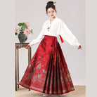 Ming Dynasty, long MaMian Qun set 馬面裙套裝
