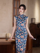 Isabella Floral midi Cheongsam