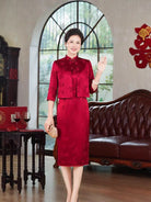 Melissa Graceful high-end midi Cheongsam set