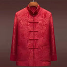 Jaquard Ancient Thousand Miles of Mountains Motif Tang Suit Jacket