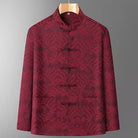 Jacquard Traditional Chinese Wave Cloud Tang Suit Jacket