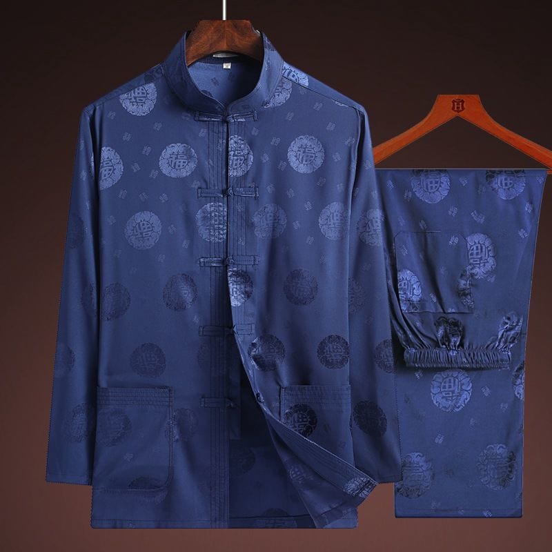 Blessing pattern Tang Suit set