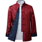 Chinese Men double sided Tang suit Jacket, Wedding tang suit jacket