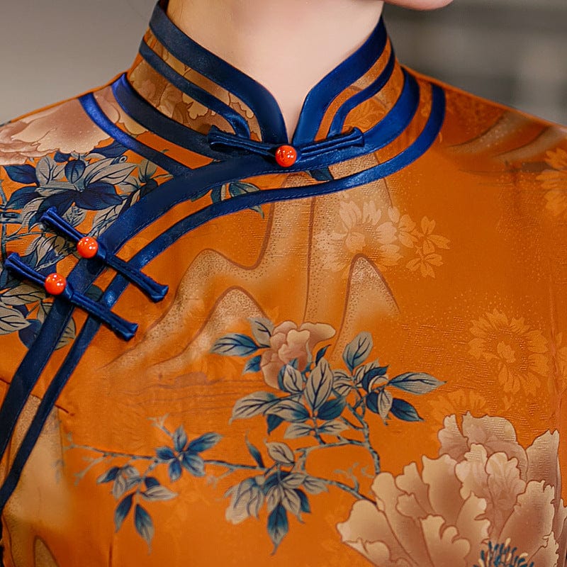 Susa Floral Long Qipao