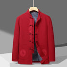 Long living pattern, Cotton fabric Tang Suit Jacket
