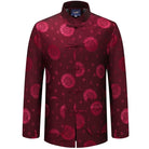 Chinese Men Blessing pattern Tang Suit Jacket