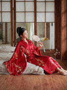 Floral patter, Chinese wedding Robe