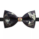 Black Double Happiness Bowtie | Dragon & Phoenix