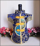 Traditional Chinese Tang Suit Brocade Wine Bottle Cover