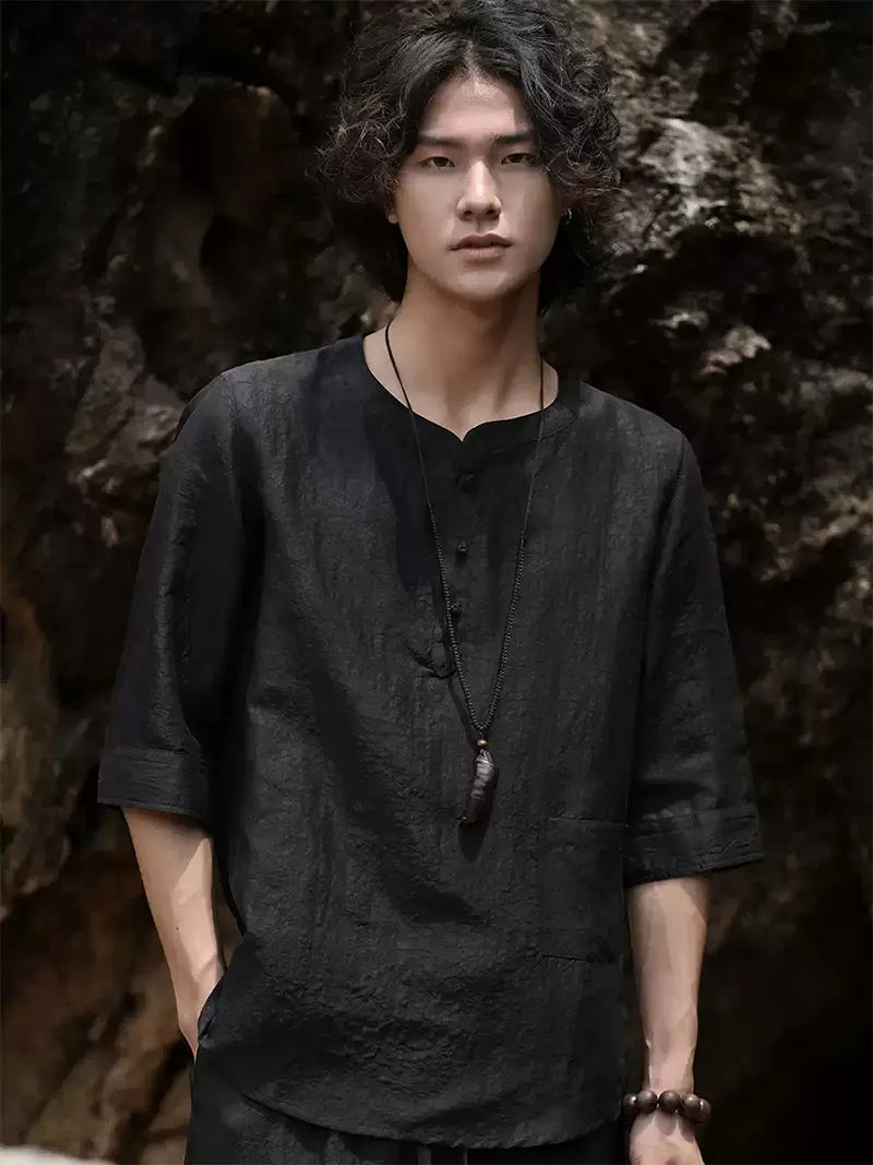 Buy Expensive Tang Suit Online | 25 Momme Xiangyun Silk Tang Suit