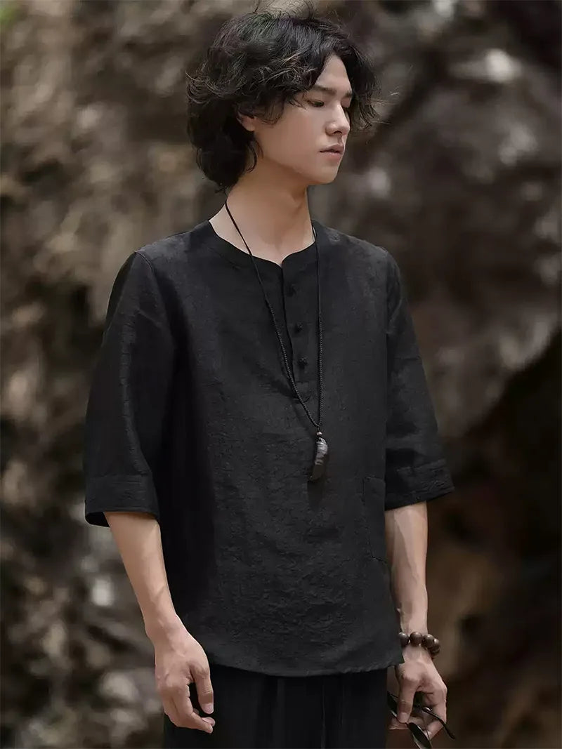 Buy Expensive Tang Suit Online | 25 Momme Xiangyun Silk Tang Suit