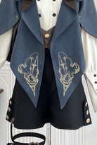 Black [Little Detective] Ouji Prince Handsome Lolita Shorts