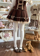 Kawaii Lolita Fleece-Lined Tights, Multiple Colors