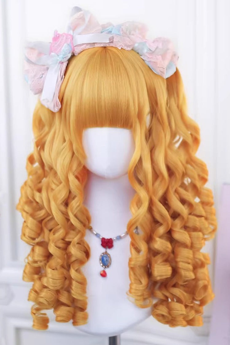 Roman Ringlet Curls Sweet Lolita Wig 3 Colors