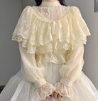 With PUJI - Love Poem - Classic Lolita Shawl 3-Color Versatile Spring Innerwear