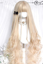 Pearl Beige Hanayome Sweet Gorgeous Long Big Wavy Curly Lolita Wig