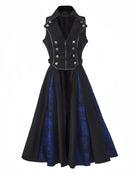 Timeless Silence Mystery - Sleeveless Ouji Lolita Vest Coat, High-Low Hem