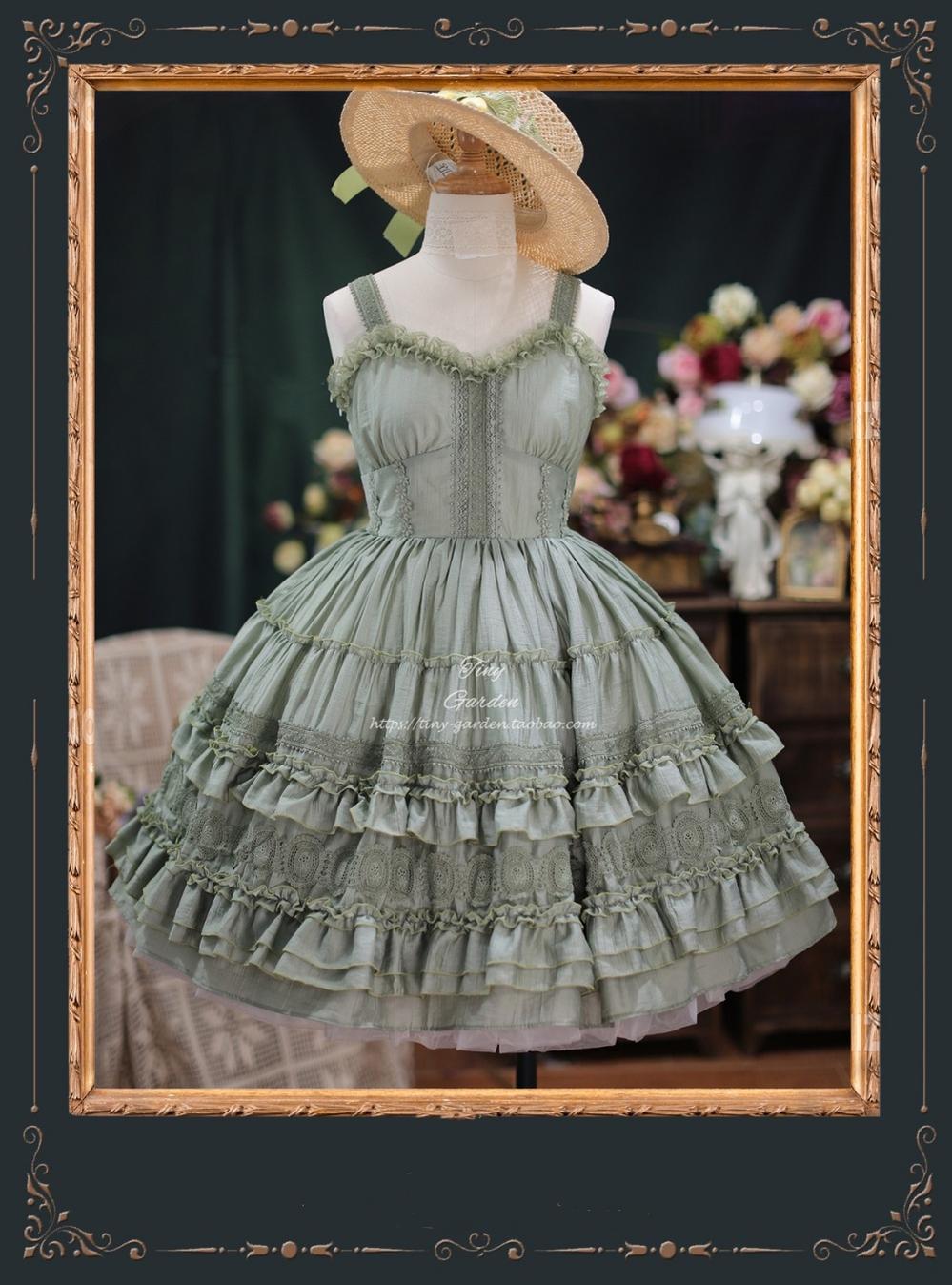 Tiny garden - Dream Bouquet - Elegant French Vintage Lolita JSK