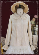 Cotton Retro Lace Lolita Blouse
