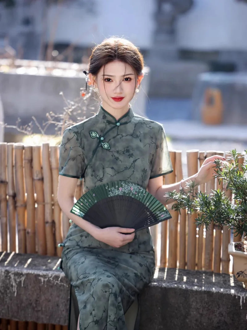 Casual Qipao | Beautiful Slim Vintage Chinese Cheongsam Dress