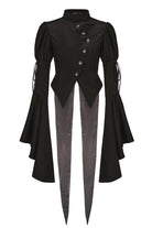 Black [Eternal Dark Portrait] Long Sleeves Vintage Elegant Prince Handsome Ouji Lolita Coat