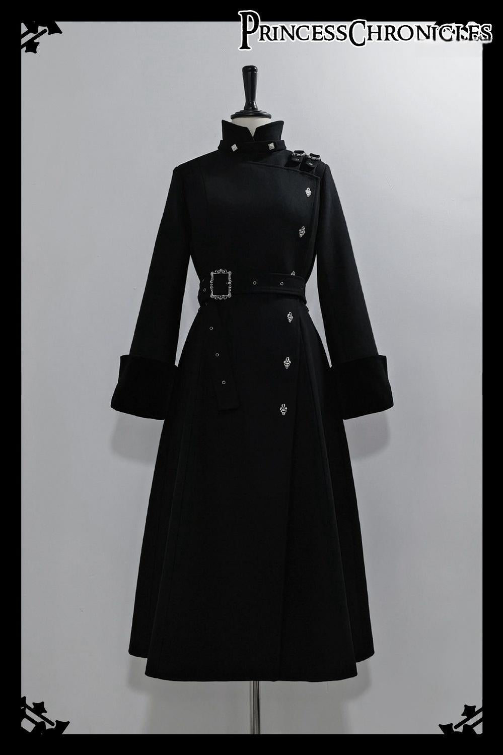 Breakwave - Ouji Lolita Overcoat Retro Single-Breasted Handsome Coat