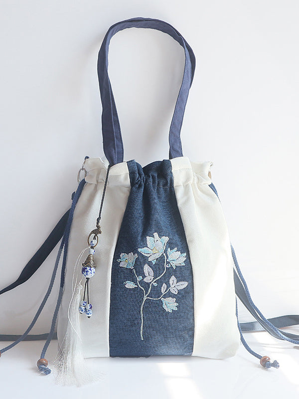 Hanfu Bag Chinese Ancient Embroidered Portable Crossbody Bag
