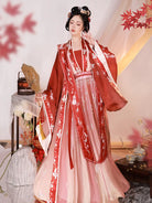 Chinese clothes traditional Song dynasty Hanfu with ornate xiapei and ruqun