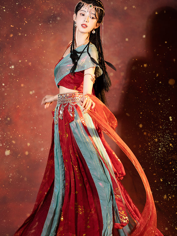 Chinese Princess Hanfu Dress Dunhuang Feitian Dress