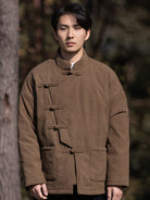 Men’s Chinese Padded Jacket – Winter Mandarin Collar Chinese Style Coat